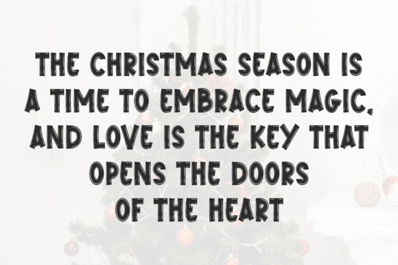 Happy Christmas Font - Preview 2