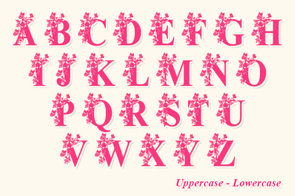 Jonah Monogram Font PNG with transparent background - Preview 2