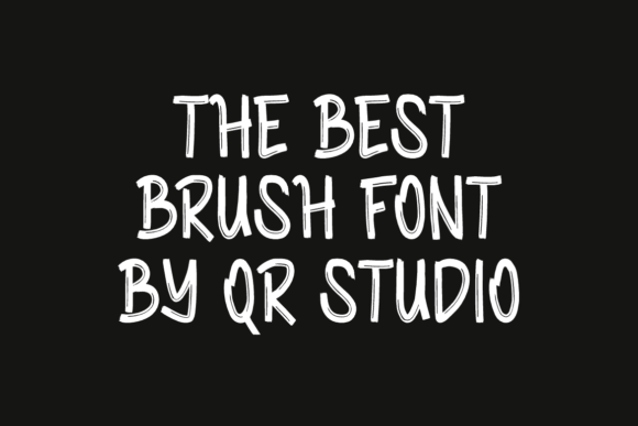 Marker Brushen Font PNG with transparent background - Preview 2