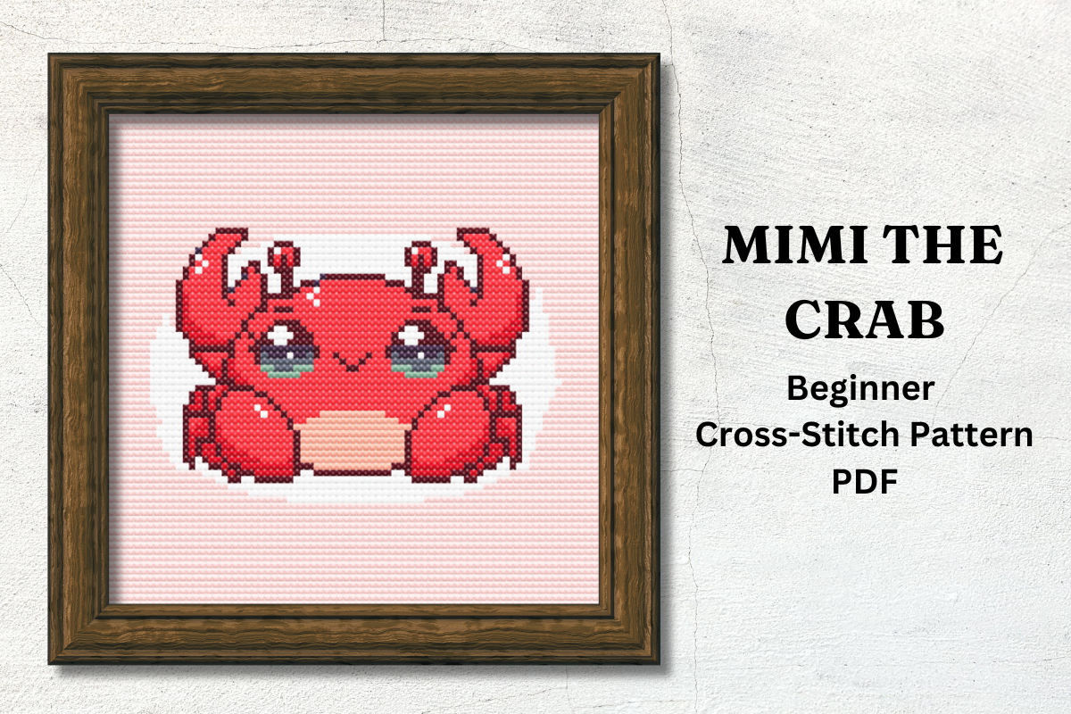 Mimi the Crab Beginner Marine Pattern #1