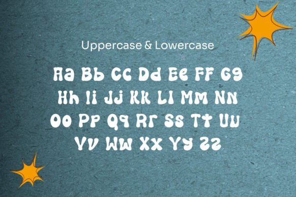 Shoese Flower Font PNG with transparent background - Preview 2