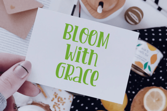 Short Matcha Font PNG with transparent background - Preview 3