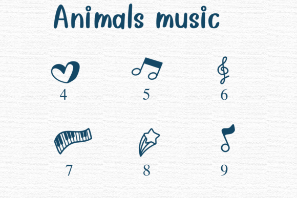Animals Music Font - Preview 3