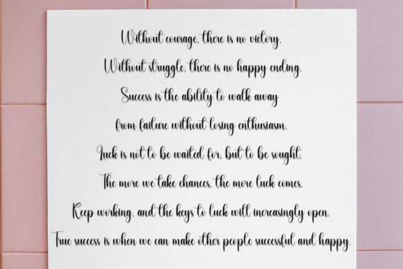 Blank Room Font - Preview 4