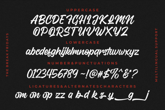 Break Fridays Font - Preview 5