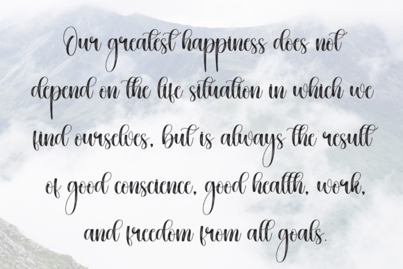 Breakfast Font - Preview 5