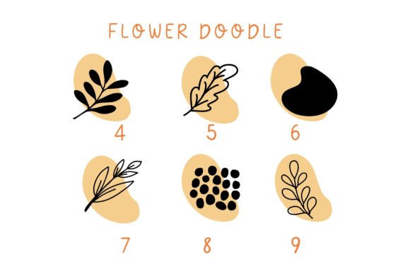 Flower Doodle Font - Preview 3
