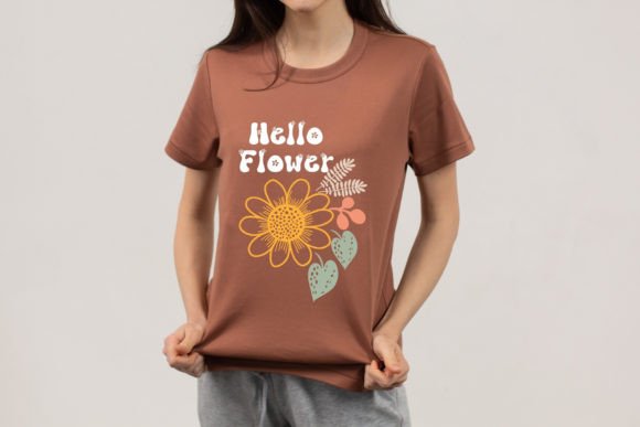 Flower Doodle Font - Preview 6