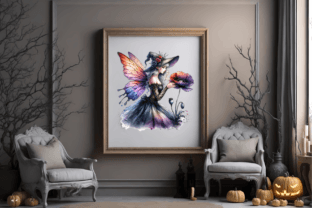 Gothic Garden Fairy PNG Clipart Graphic by angela39503 · Creative Fabrica
