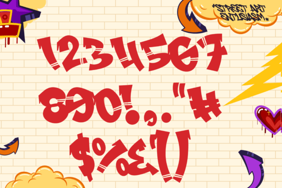 Graff Tales Font - Preview 6
