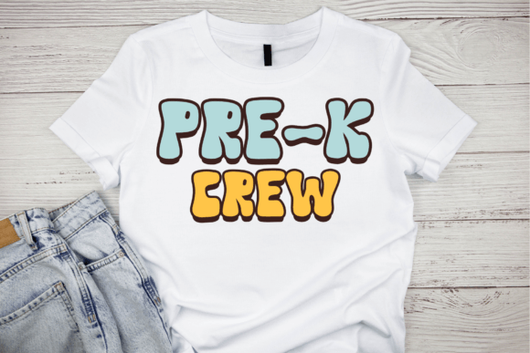 Groovy Teacher Font PNG with transparent background - Preview 3