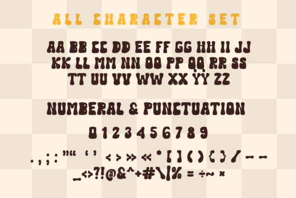 Groovy Teacher Font PNG with transparent background - Preview 5