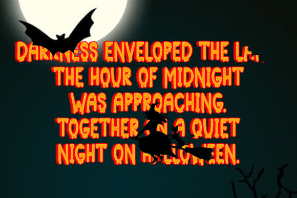 Halloween Party Font - Preview 4