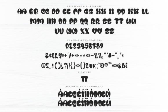Holiday Festival Font PNG with transparent background - Preview 5