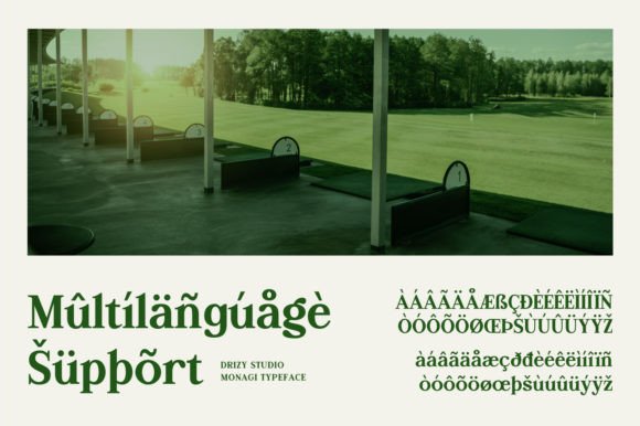 Monagi Font PNG with transparent background - Preview 5