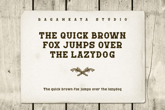 Prairie Wagon Font PNG with transparent background - Preview 1