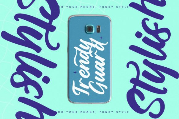 Restock Funkys Font PNG with transparent background - Preview 5