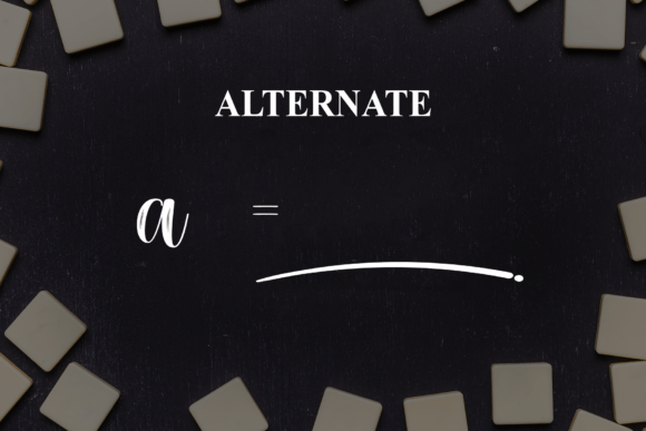 Scrabble Font PNG with transparent background - Preview 6