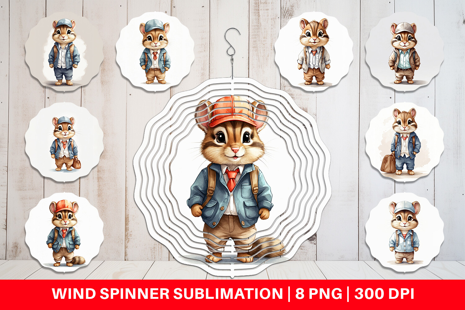 Wind Spinner Working Mouse Graphic by Artnoy · Creative Fabrica