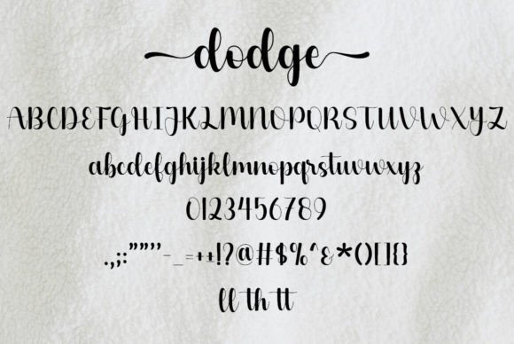 Dodge Font - Preview 5