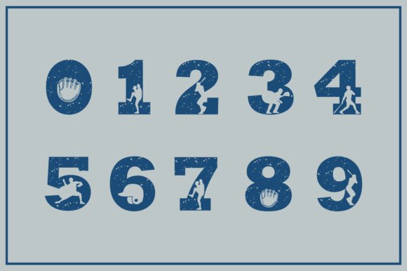 Baseball Grunge Font - Preview 2