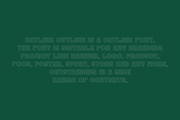 Batline Font - Preview 4