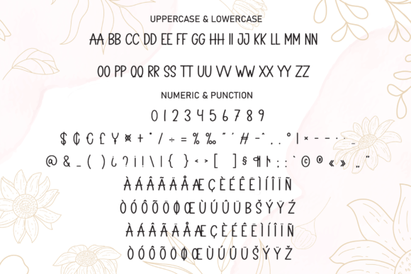 Beauty Flower Font - Preview 5