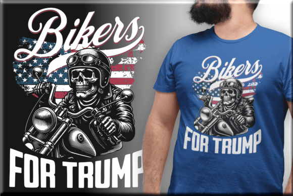 Bikers for Trump - Fast Summer Ride SVG Graphic T-shirt Designs By Nice Ass Design Co