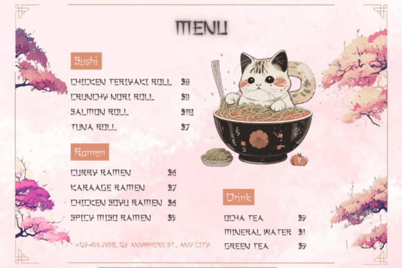 Sakura Blade Font PNG with transparent background - Preview 3
