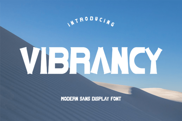 Vibrancy Sans Serif Font By artchiles design
