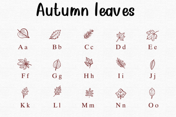 Autumn Leaves Font - Preview 1