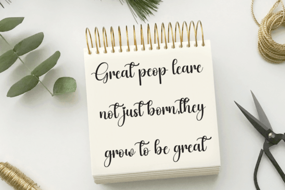 Beautiful Font - Preview 2