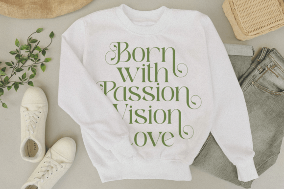 Bloom Haven Font PNG with transparent background - Preview 4