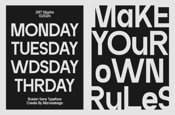Busian Font - Preview 4
