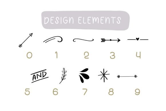 Design Elements Font - Preview 5