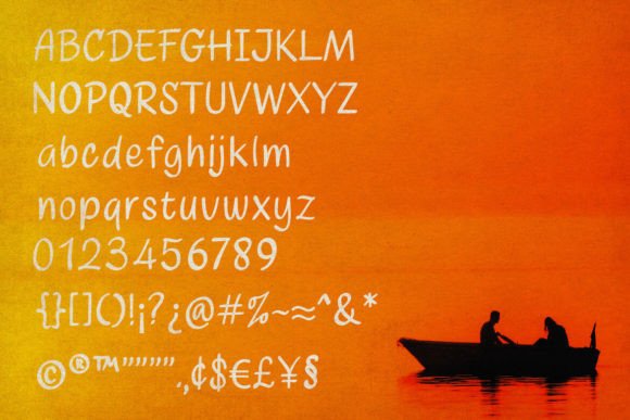 Echoes of Love Font PNG with transparent background - Preview 2