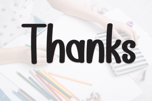 Happy Coloring Font PNG with transparent background - Preview 6