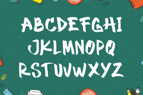 Hibachi Hand Font PNG with transparent background - Preview 6