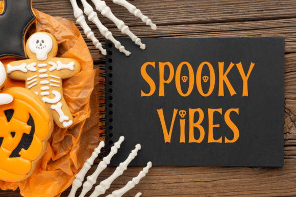 Hilloween Font PNG with transparent background - Preview 1