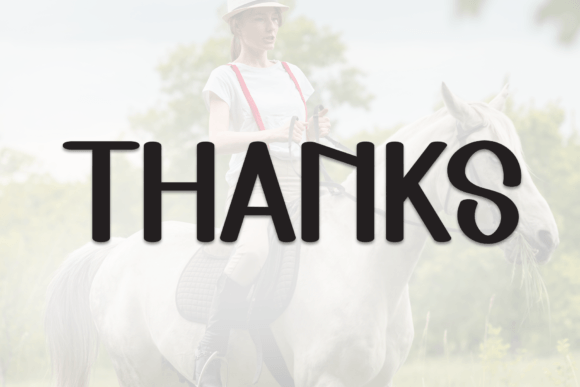 Horse Riding Font - Preview 6