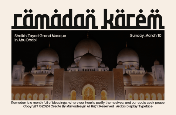 Kahzin Font font preview - 1