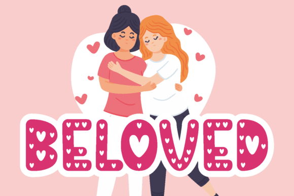 Loves Girls Font PNG with transparent background - Preview 1