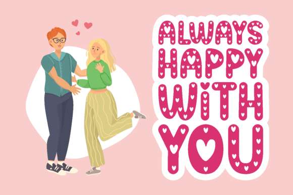 Loves Girls Font PNG with transparent background - Preview 2