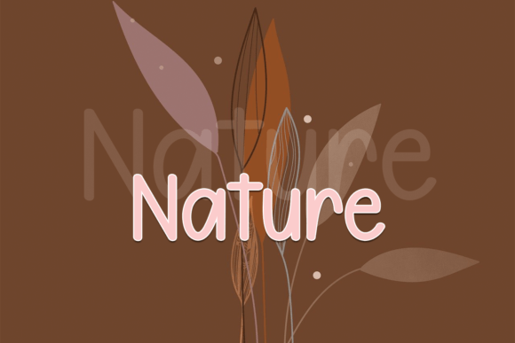 Morning Family Font PNG with transparent background - Preview 1