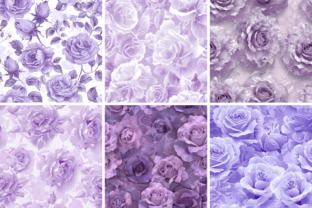 Pastel Purple Roses Pattern Pastel Purple Lace Roses Graphic by Juniper Moon · Creative Fabrica
