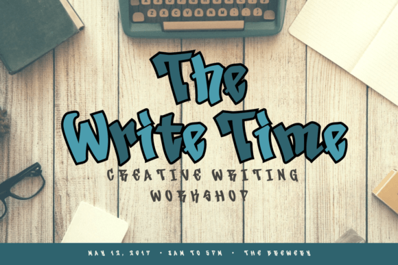 Pretty Spray Font PNG with transparent background - Preview 4