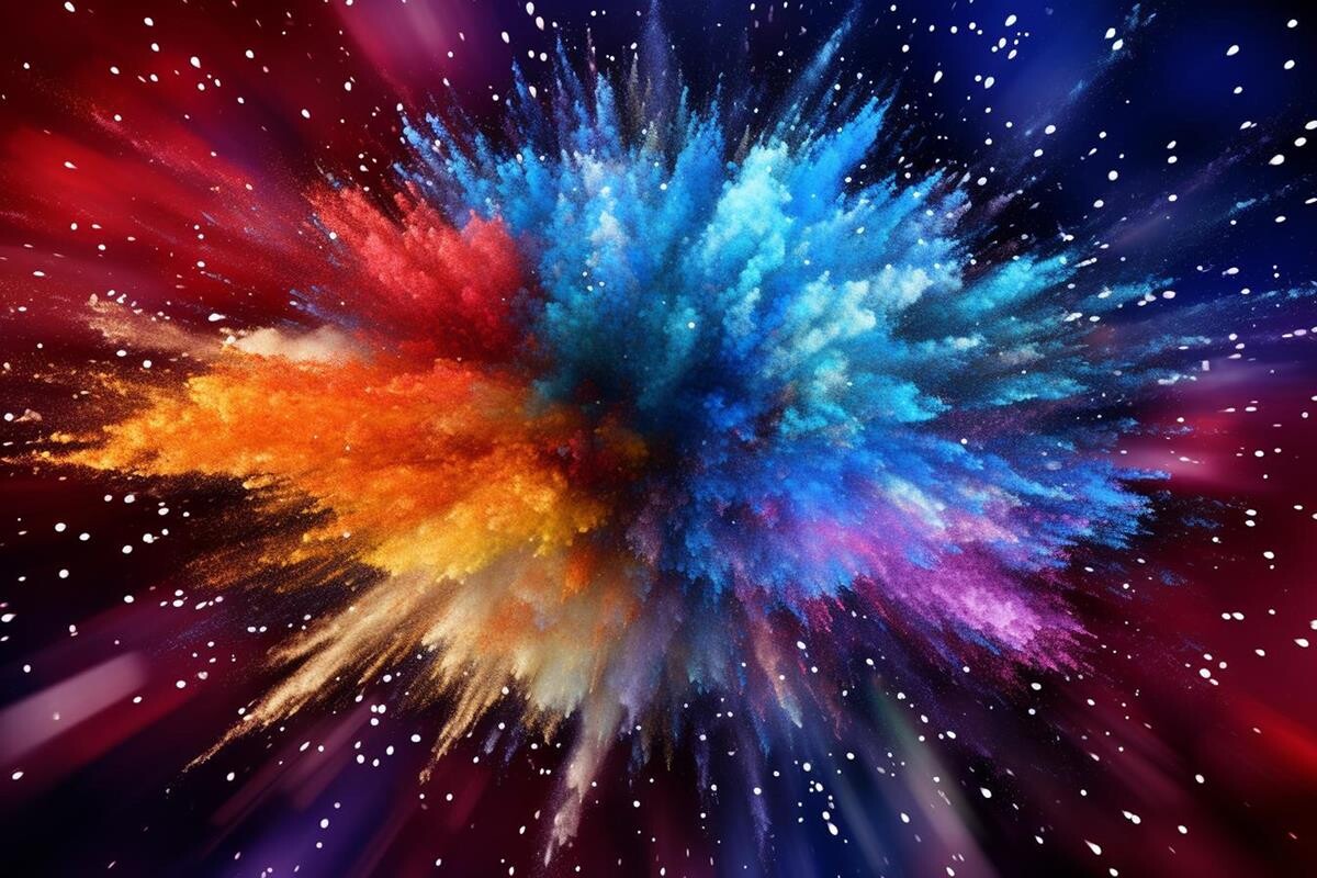 Vibrant Colors Graphic by Ranya Art Studio · Creative Fabrica