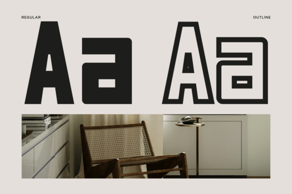 Angle Square Font - Preview 1
