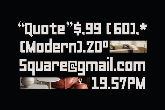 Angle Square Font - Preview 2