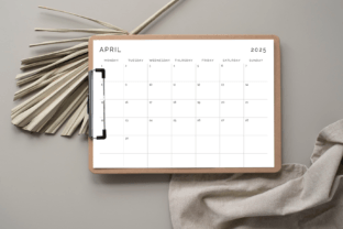 CANVA 2025 Monthly Templates Graphic by Kream Digital · Creative Fabrica